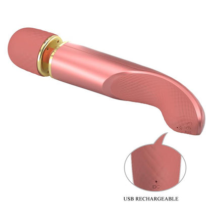 PRETTYLOVE - MASAJEADOR USB SILICONA ROSA
