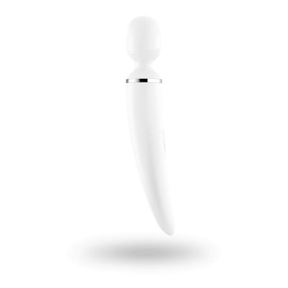 SATISFYER - MASAJEADOR WAND-ER WOMAN BLANCO Y DORADO