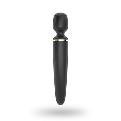 SATISFYER - MASAJEADOR WAND-ER WOMAN NEGRO Y DORADO