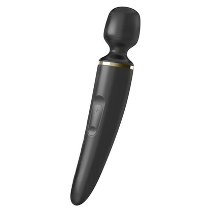 SATISFYER - MASAJEADOR WAND-ER WOMAN NEGRO Y DORADO