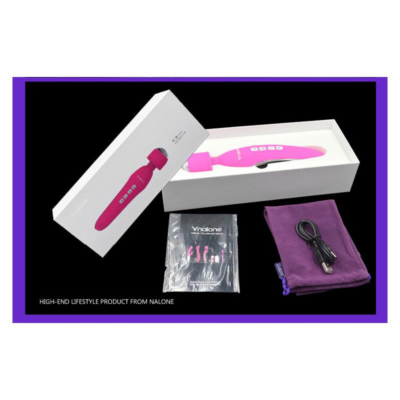 NALONE - MASAJEADOR Y VIBRADOR ELECTRO FUCHSIA