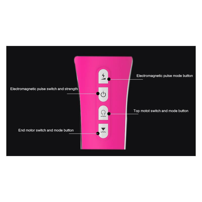 NALONE - MASAJEADOR Y VIBRADOR ELECTRO FUCHSIA