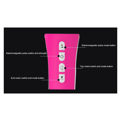 NALONE - MASAJEADOR Y VIBRADOR ELECTRO FUCHSIA