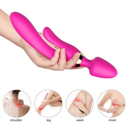 URBAN SKY - MASAJEADOR Y VIBRADOR ROSA