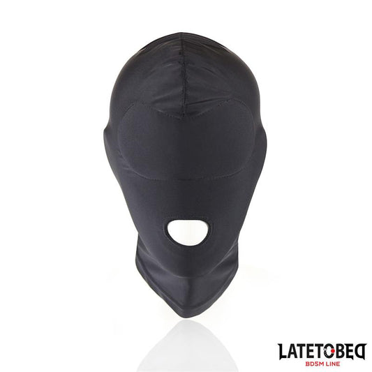 LATETOBED BDSM LINE - MÁSCARA ABERTURA BOCA NEGRA