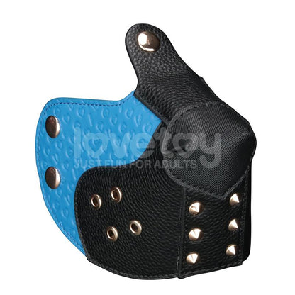 LOVETOY - MÁSCARA CACHORRO REBELLION REIGN SCARRED ALPHA PUP AZUL