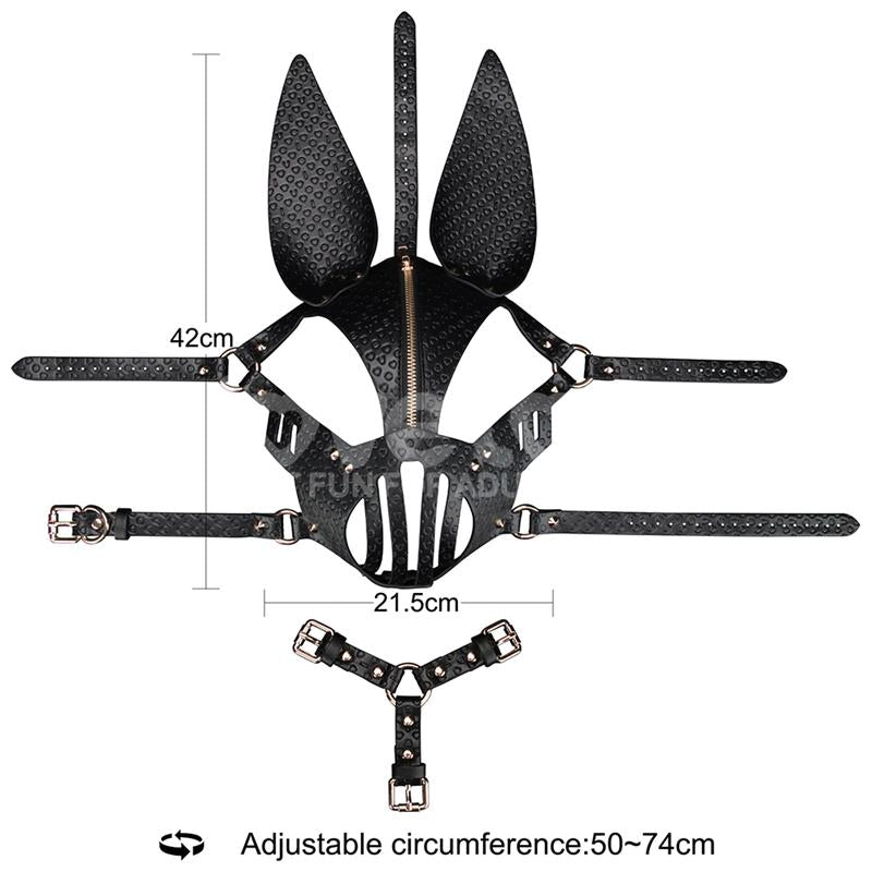 LOVETOY - MÁSCARA CONEJO REBELLION REIGN DARK BUNNY
