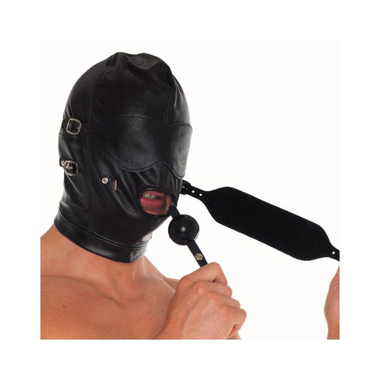 BONDAGE PLAY - MÁSCARA CUERO AJUSTABLE
