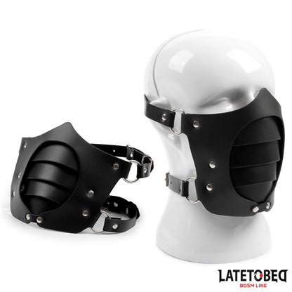LATETOBED BDSM LINE - MÁSCARA ESTILO PUNK AJUSTABLE