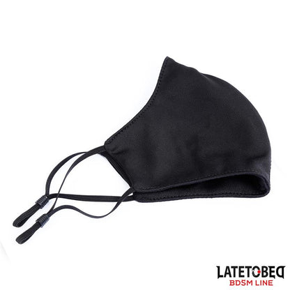 LATETOBED BDSM LINE - MASCARILLA CON ACCESORIO DE DILDO 6 CM DESMONTABLE