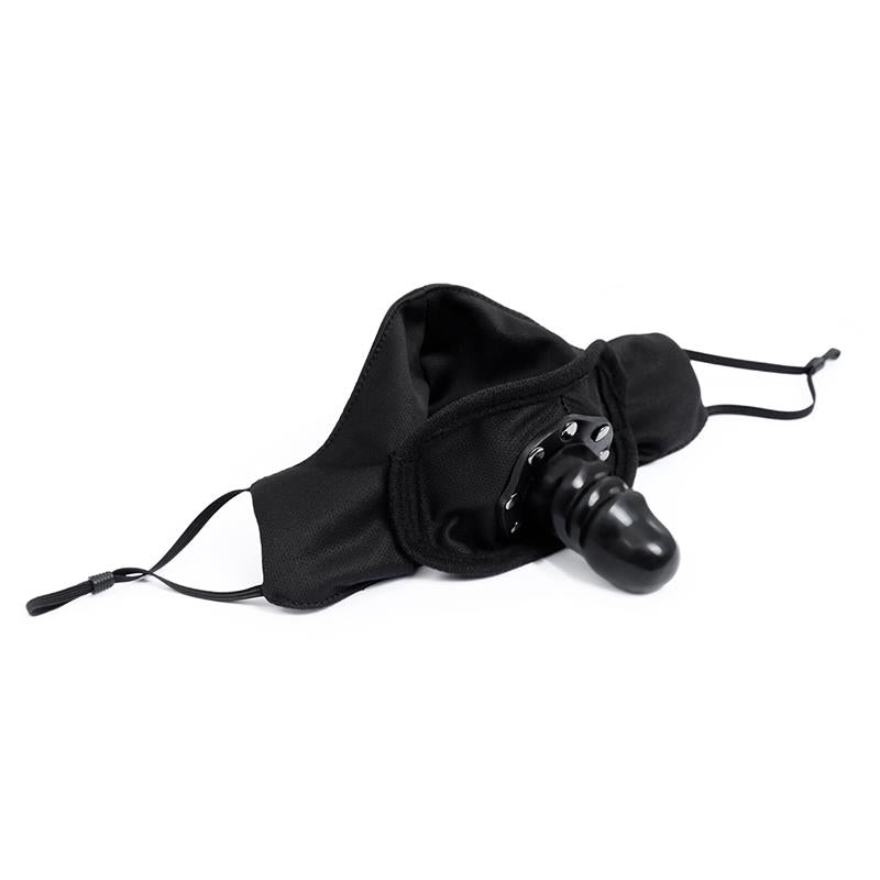 LATETOBED BDSM LINE - MASCARILLA CON ACCESORIO DE DILDO DESMONTABLE