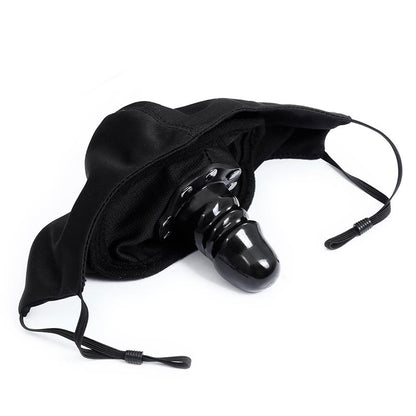 LATETOBED BDSM LINE - MASCARILLA CON ACCESORIO DE DILDO DESMONTABLE