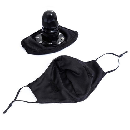 LATETOBED BDSM LINE - MASCARILLA CON ACCESORIO DE DILDO DESMONTABLE