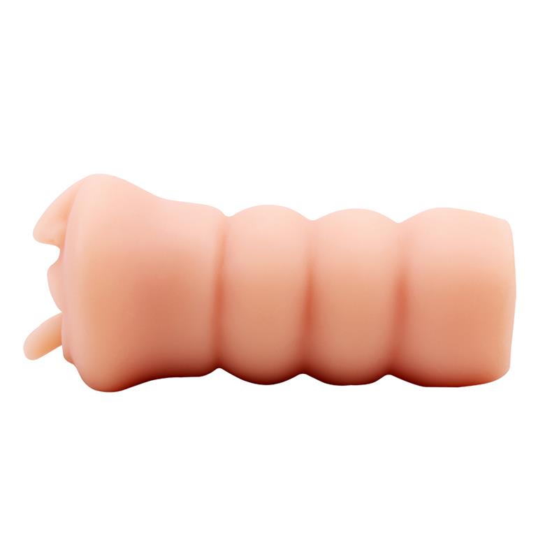 CHISA - MASTURBADOR ABBY SENSUAL T-SKIN 15 CM NATURAL