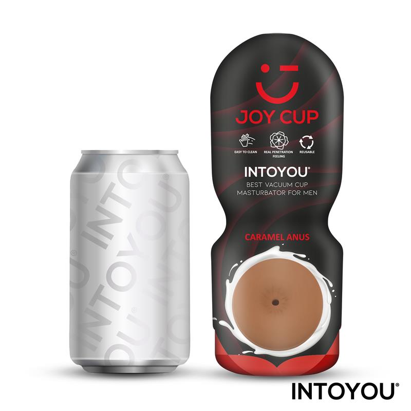 JOY CUP - MASTURBADOR ANO ESTIMULANTE CARAMELO