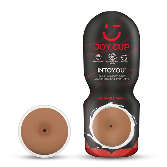 JOY CUP - MASTURBADOR ANO ESTIMULANTE CARAMELO