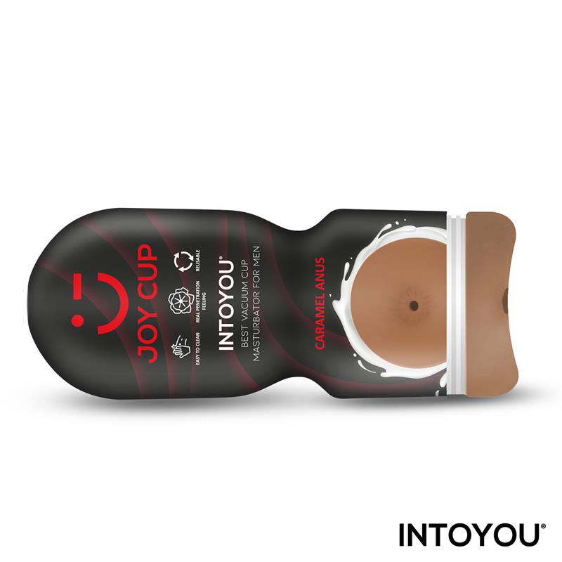 JOY CUP - MASTURBADOR ANO ESTIMULANTE CARAMELO