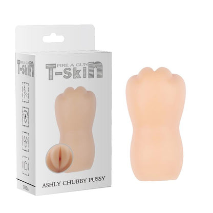 CHISA - MASTURBADOR ASHLY CHUBBY VAGINA T-SKIN 13.3 CM NATURAL