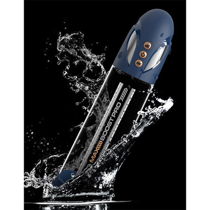 PUMPWORX - MASTURBADOR AUTOMÁTICO MAX BOOST PRO FLOW AZUL