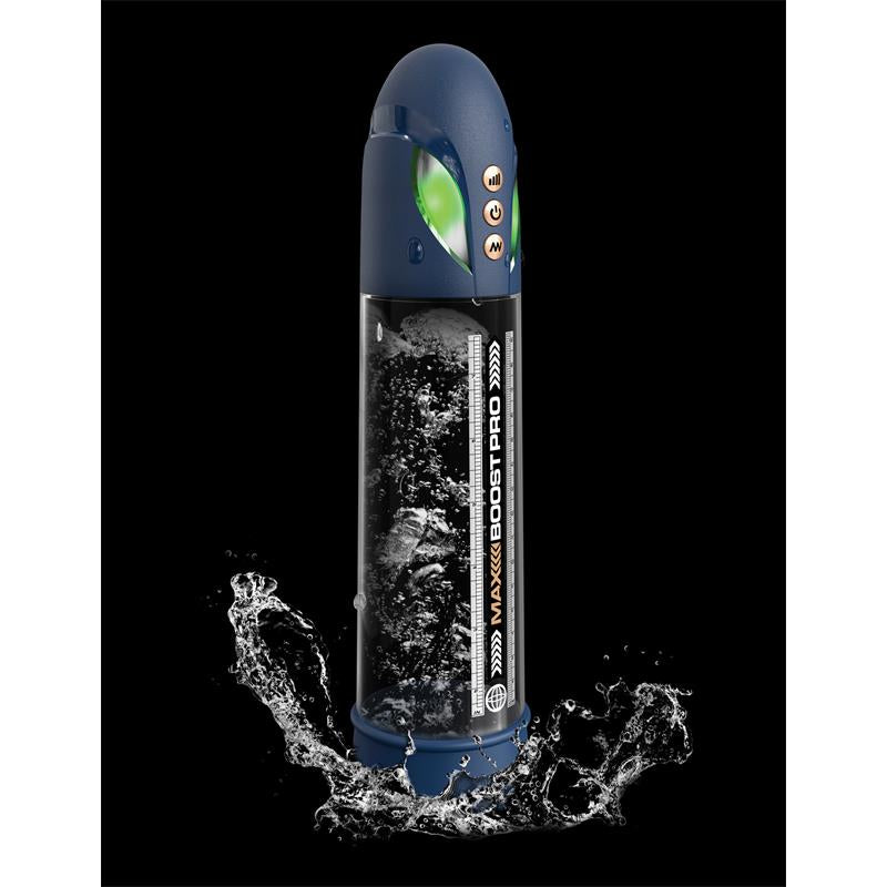 PUMPWORX - MASTURBADOR AUTOMÁTICO MAX BOOST PRO FLOW AZUL