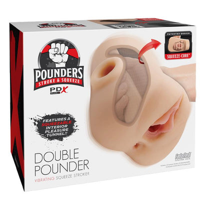 PDX PLUS+ - MASTURBADOR CON VIBRACIÓN DOUBLE POUNDER
