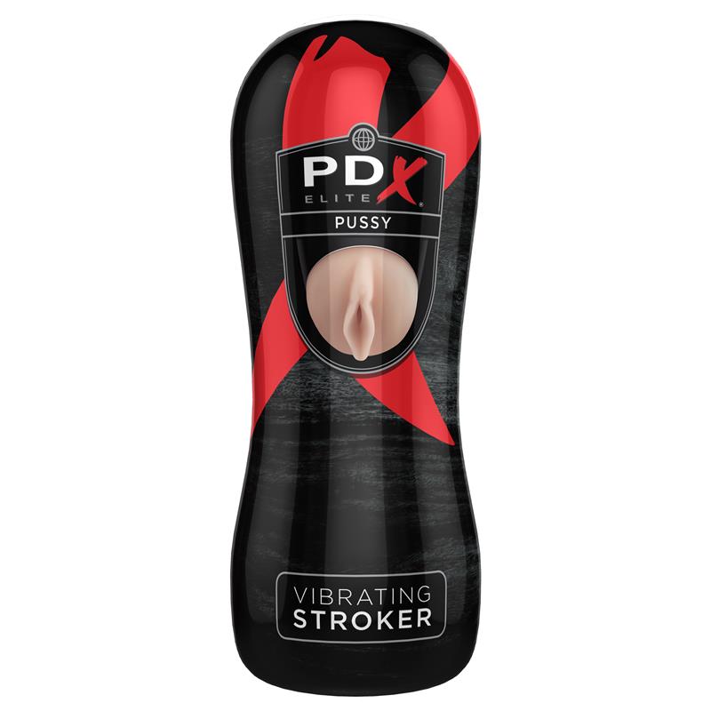 PDX ELITE - MASTURBADOR CON VIBRACIÓN - VAGINA