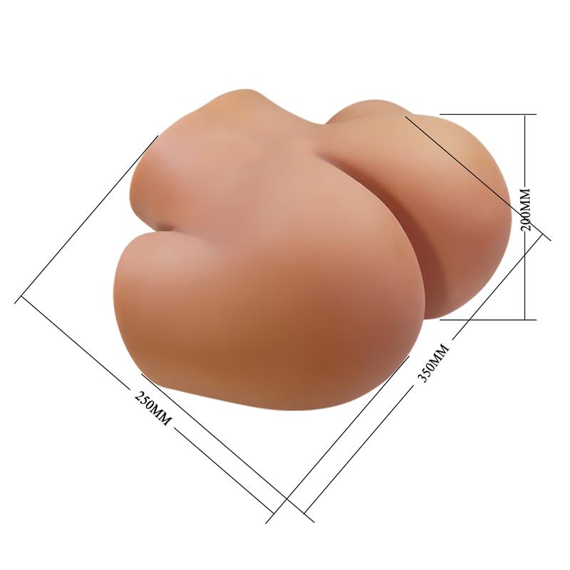 CRAZY BULL - ILANA TRASERO FEMENINO REALISTA VIBRADOR & SUCCIONADOR CON SONIDO 6.8 KG