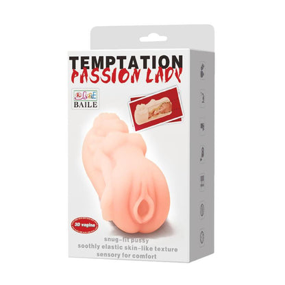 BAILE - MINI MASTURBADOR MASCULINO TORSO MUJER TEMPTATION PASSION
