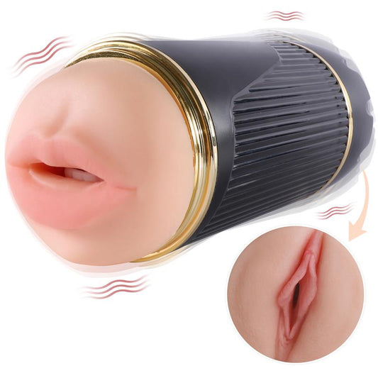 JUICY LAMOUR - MASTURBADOR DOBLE VAGINA Y BOCA KAY