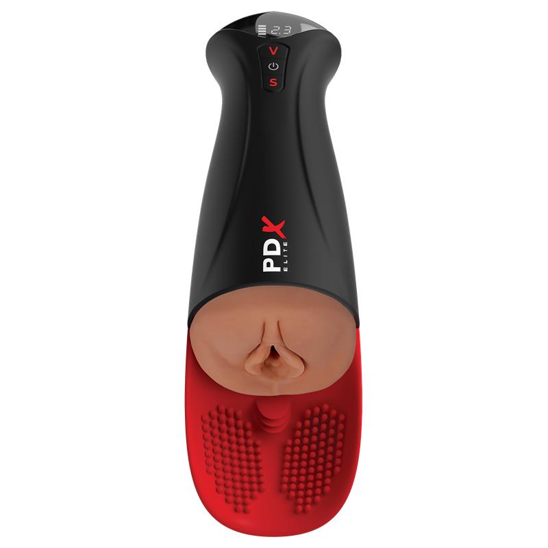 PDX ELITE - MASTURBADOR FUCK-O-MATIC PRO XL MARRÓN