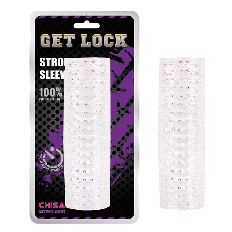 CHISA - MASTURBADOR GET LOCK 13.6 CM TRANSPARENTE