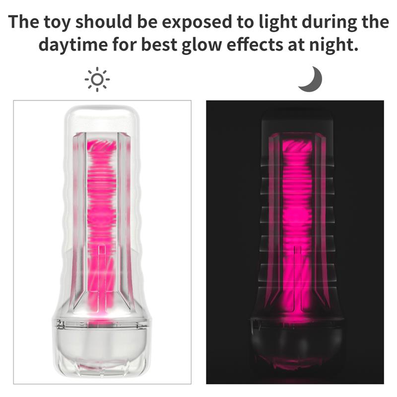 LOVETOY - MASTURBADOR LUMINO PLAY BRILLA EN LA OSCURIDAD 8.5