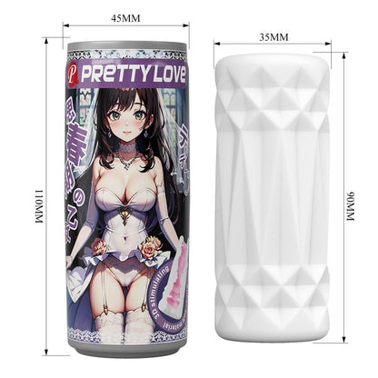 PRETTYLOVE - MASTURBADOR MANUAL EN LATA 3D
