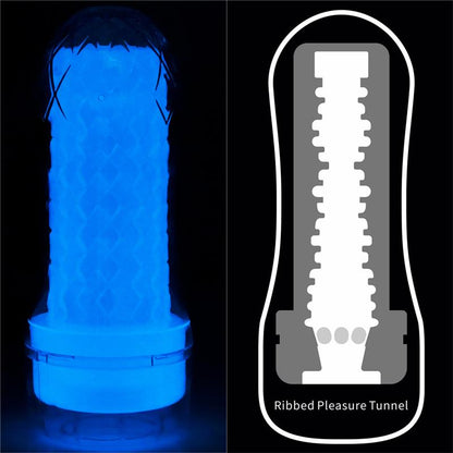 LOVETOY - MASTURBADOR MASCULINO LUMINO LUZ AZUL