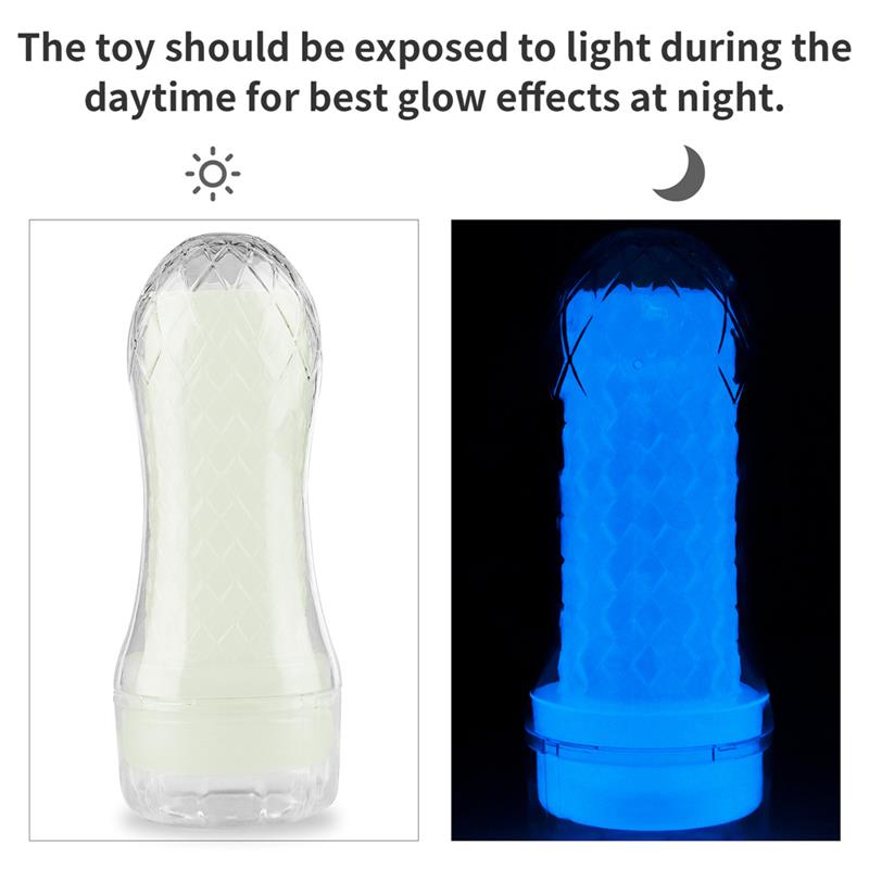 LOVETOY - MASTURBADOR MASCULINO LUMINO LUZ AZUL