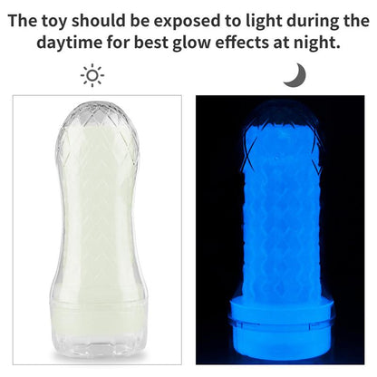 LOVETOY - MASTURBADOR MASCULINO LUMINO LUZ AZUL