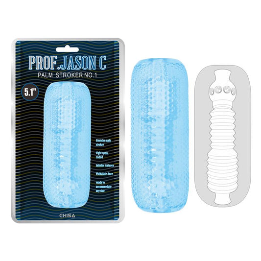 CHISA - MASTURBADOR MASCULINO PALM STROKER NO. 1 - 4.9 AZUL