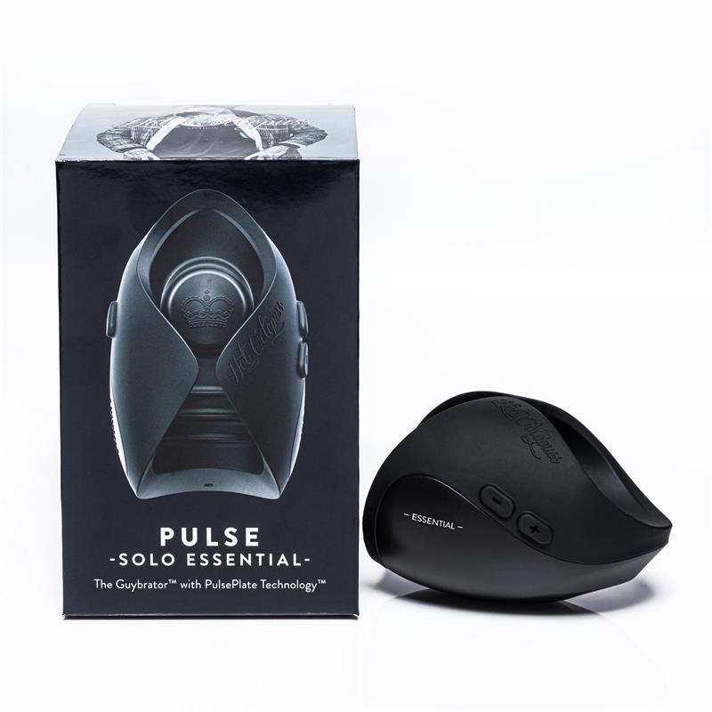 HOT OCTOPUSS - MASTURBADOR MASCULINO PULSE SOLO ESSENTIAL NEGRO