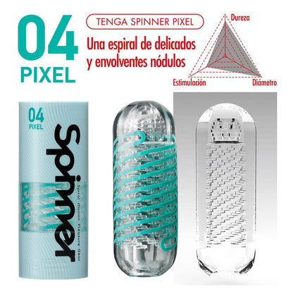 TENGA - MASTURBADOR MASCULINO SPINNER 04 PIXEL