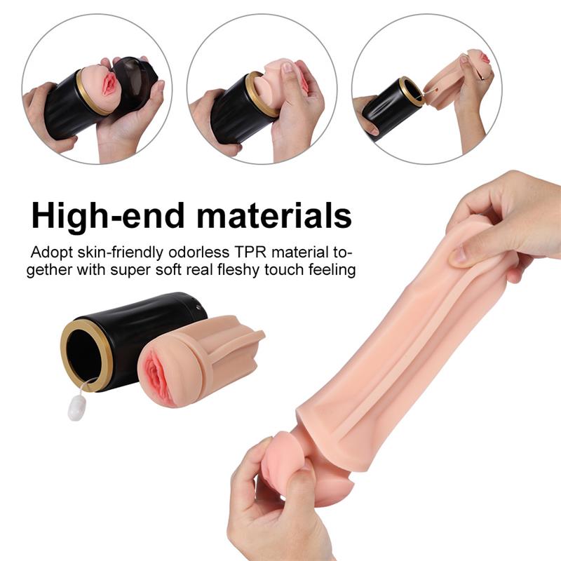 SHEQU - MASTURBADOR MASCULINO VAGINA ALLE