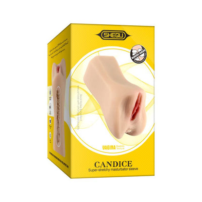 SHEQU - MASTURBADOR MASCULINO VAGINA CANDICE SKIN