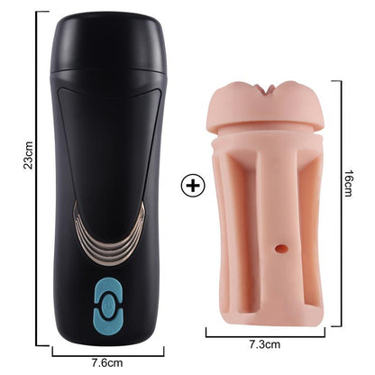 JUICY LAMOUR - MASTURBADOR MASCULINO VAGINA CON GEMIDOS LAUREN
