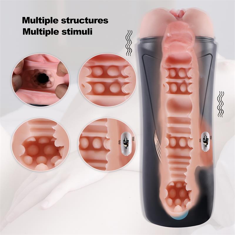 JUICY LAMOUR - MASTURBADOR MASCULINO VAGINA CON GEMIDOS LAUREN