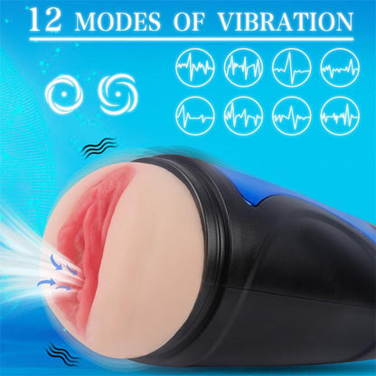 JUICY LAMOUR - MASTURBADOR MASCULINO VAGINA CON GEMIDOS RENEE