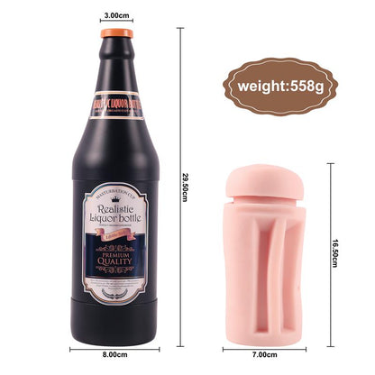 SHEQU - MASTURBADOR MASCULINO VAGINA SONYA BOTELLA CERVEZA