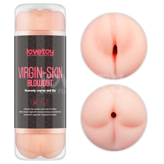 LOVETOY - MASTURBADOR MASCULINO VIRGIN-SKIN VAGINA Y ANO
