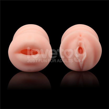 LOVETOY - MASTURBADOR MASCULINO VIRGIN-SKIN VAGINA Y BOCA