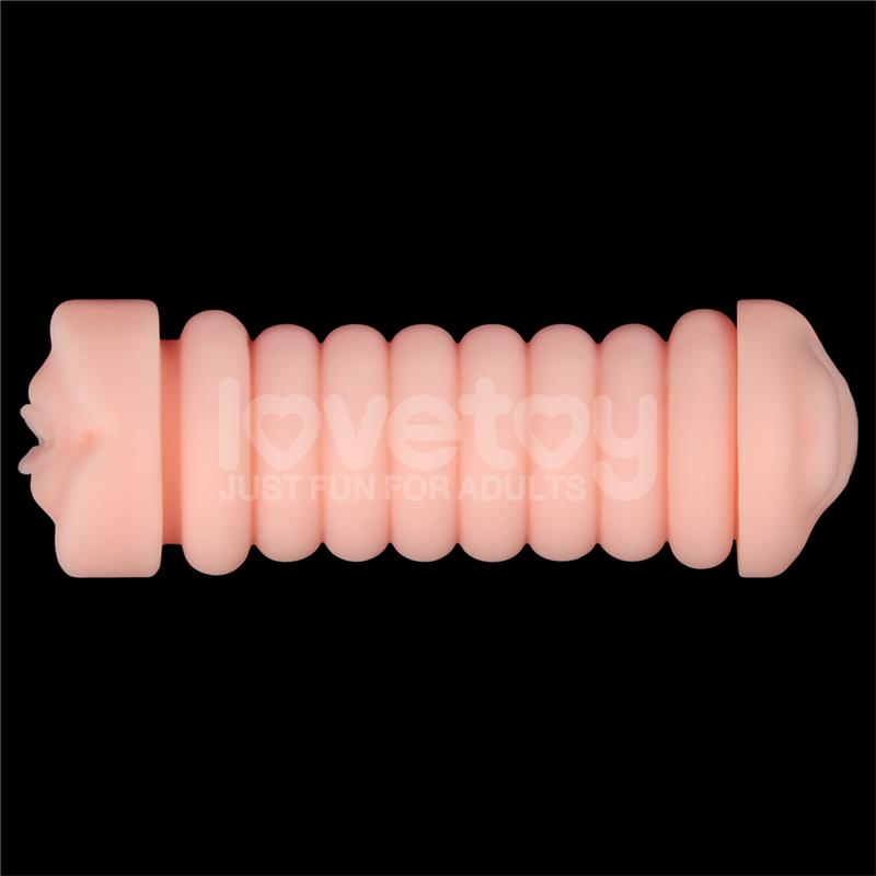 LOVETOY - MASTURBADOR MASCULINO VIRGIN-SKIN VAGINA Y BOCA