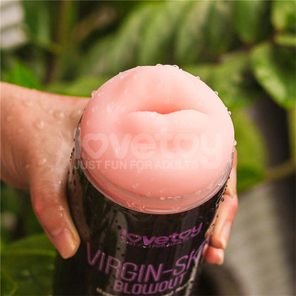 LOVETOY - MASTURBADOR MASCULINO VIRGIN-SKIN VAGINA Y BOCA