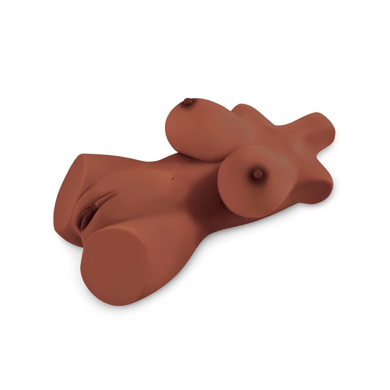 PDX PLUS+ - MASTURBADOR PERFECT 10 TORSO BROWN SKIN